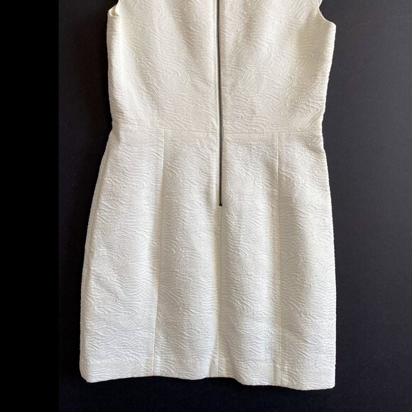 Theory Orinthia Ancua white textured‎ sheath dress, Size 6 - Picture 8 of 14
